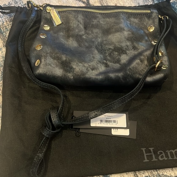 BNWT Hammitt Black Leather Crossbody Bag - Picture 3 of 6